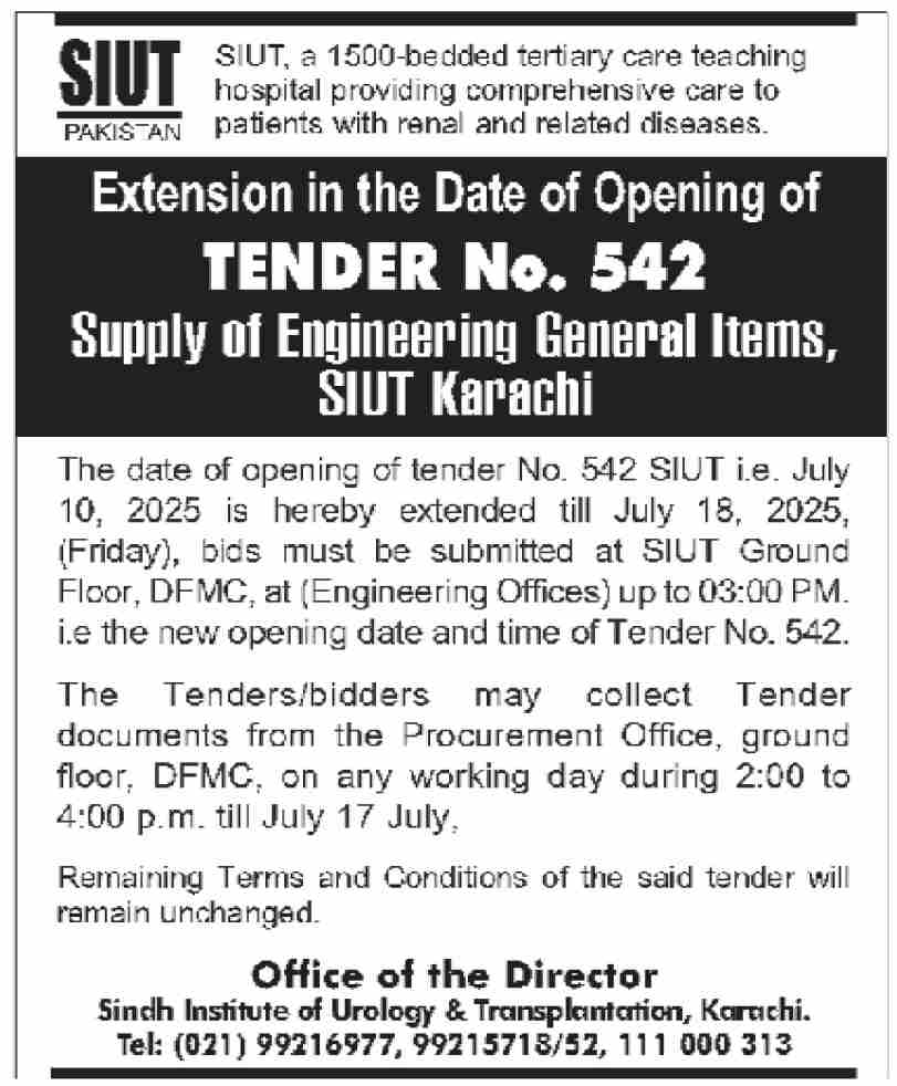 National Vocational & Technical Training Commission Islamabad Tender Notice-5